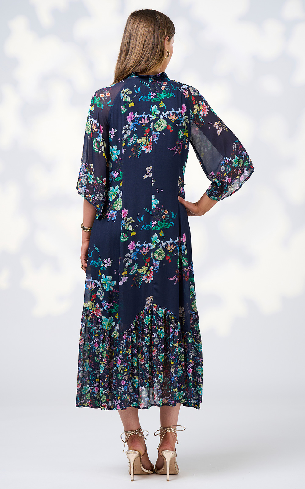 La Bohème Midi Dress product photo.