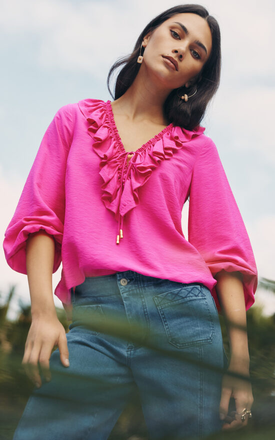 Evie Blouse product photo.