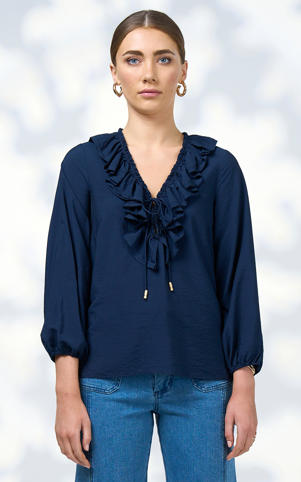 Evie Blouse product photo.
