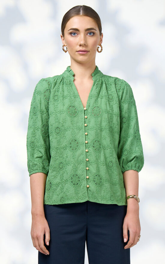 Mischa Blouse product photo.