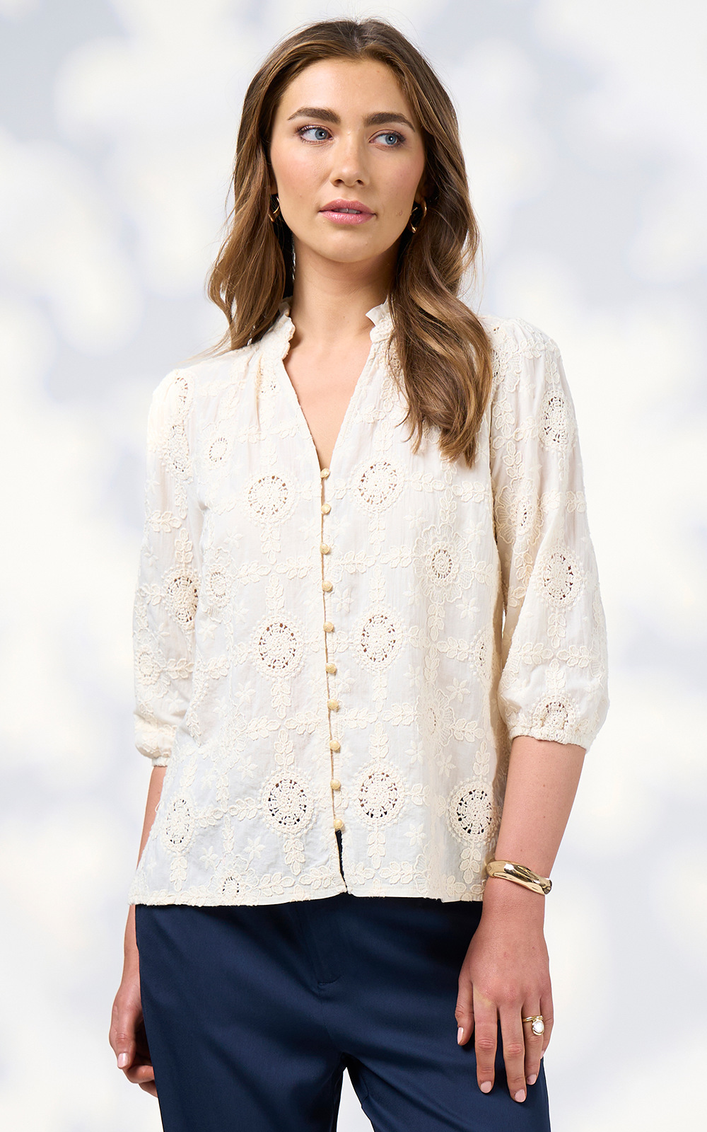 Mischa Blouse product photo.