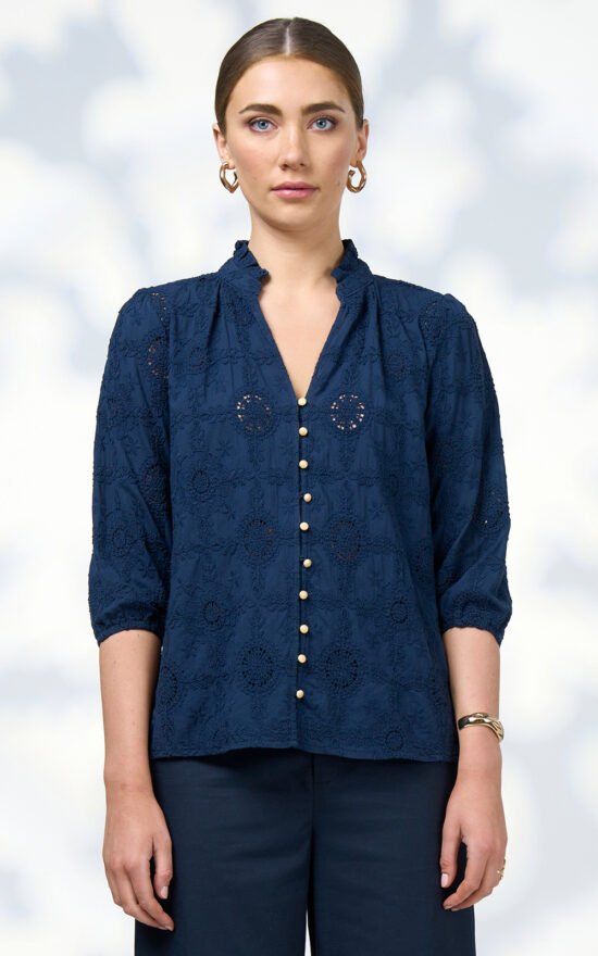 Mischa Blouse product photo.