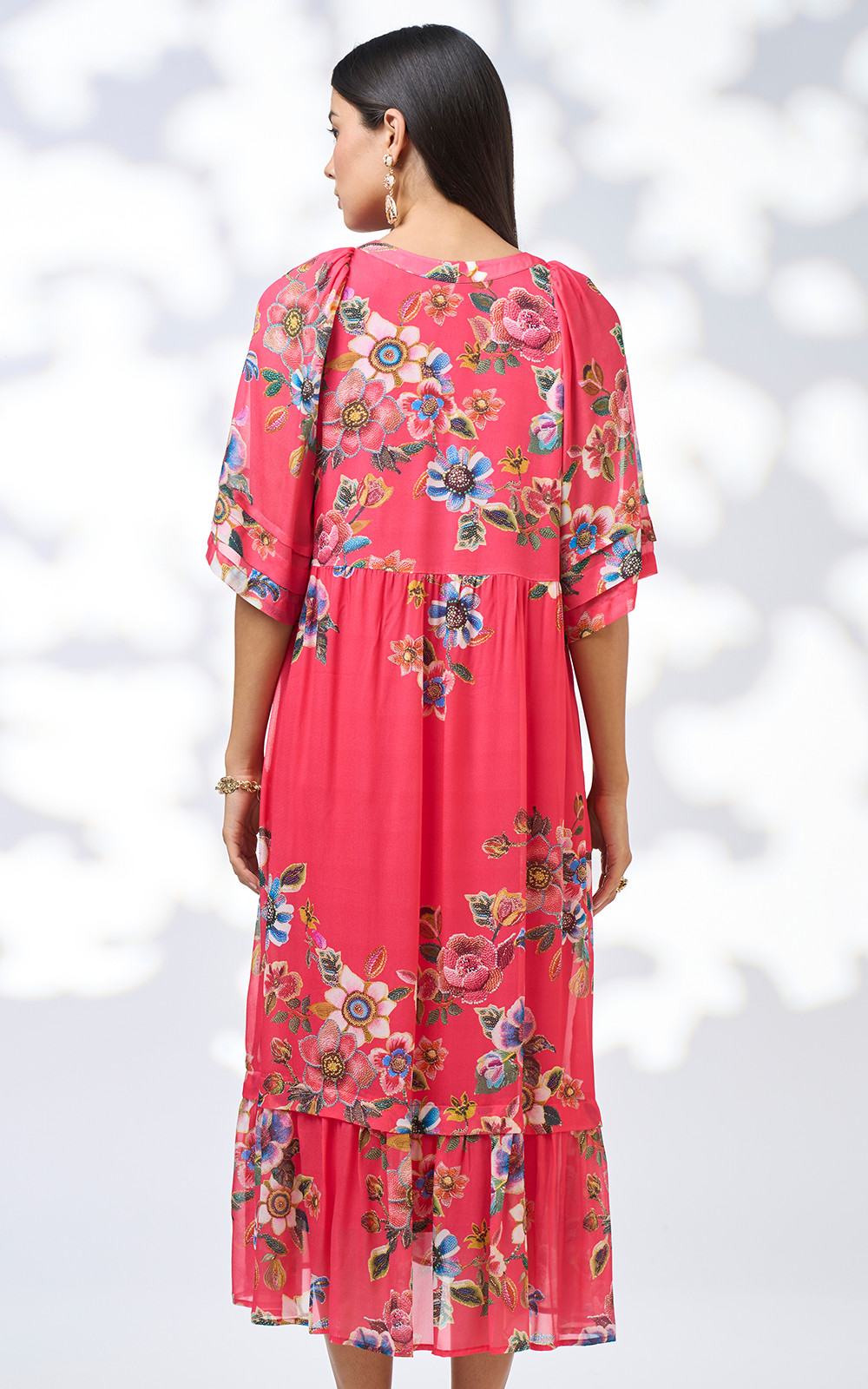 Zinnia Midi Dress product photo.
