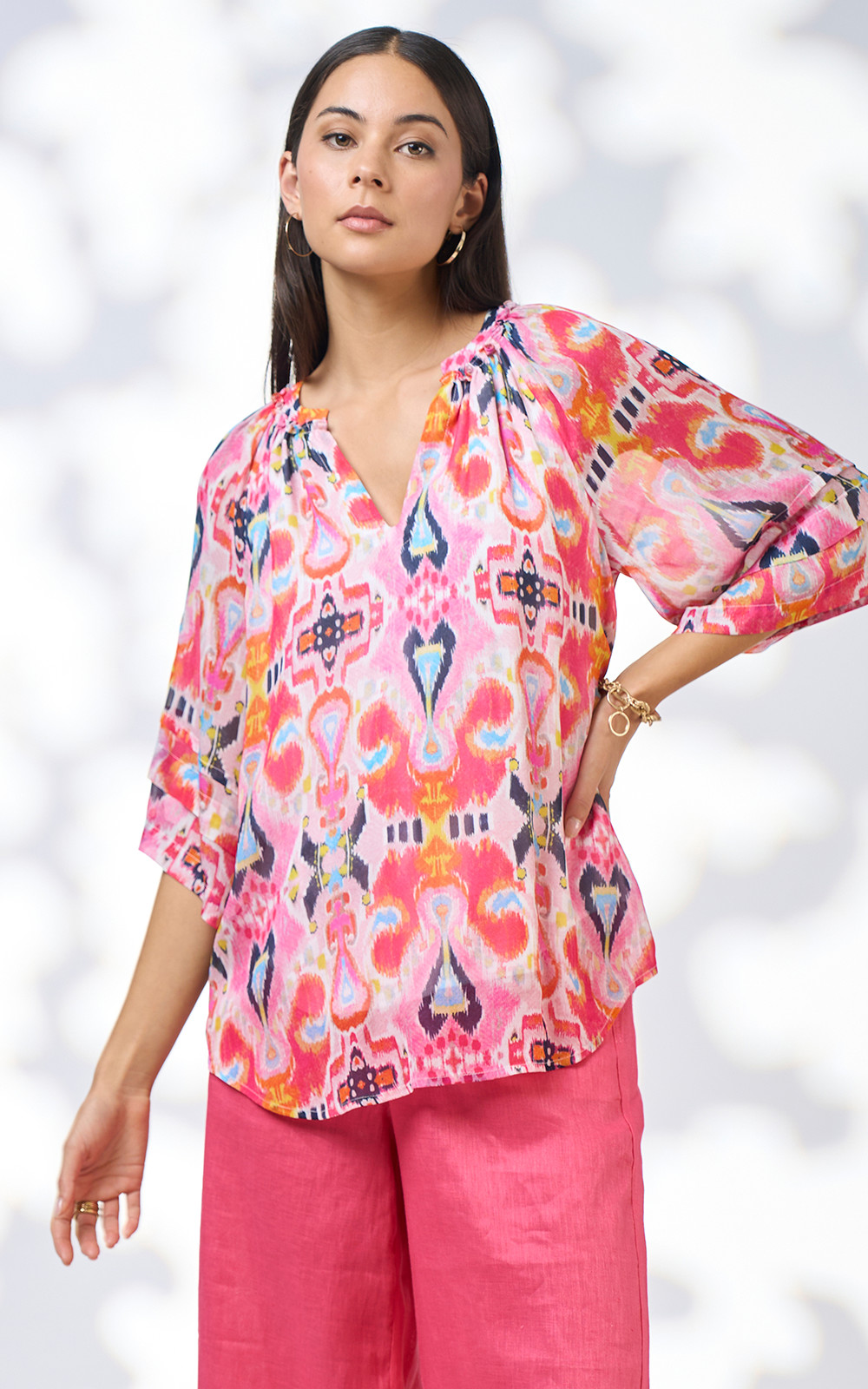 Solana Blouse product photo.