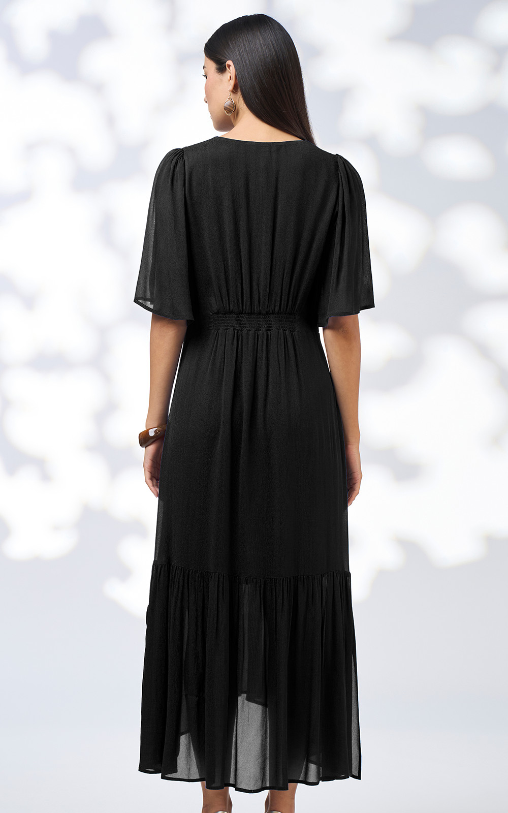 Zora Midi Dress product photo.