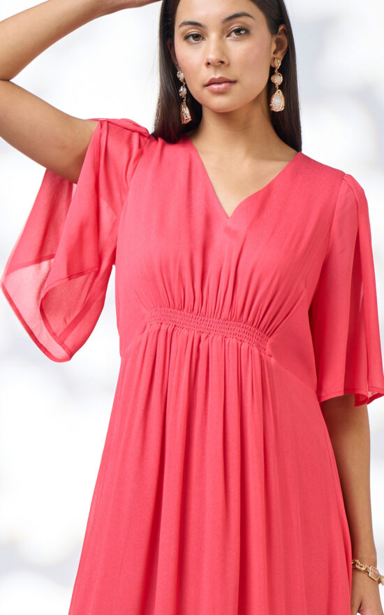 Zora Midi Dress product photo.