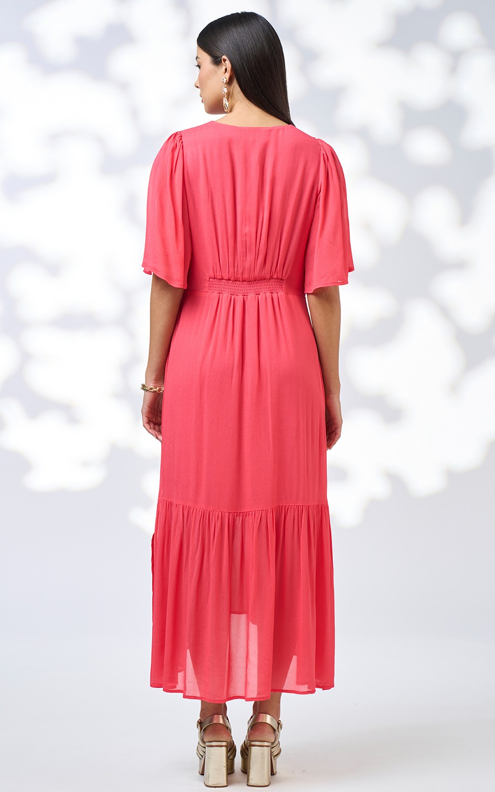 Zora Midi Dress product photo.