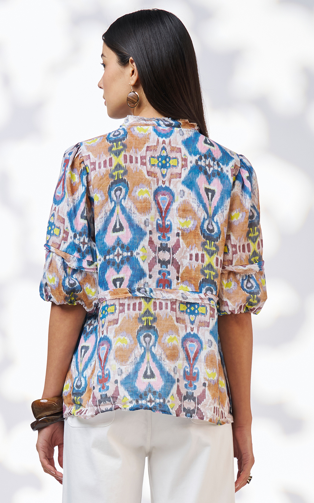 Tia Blouse product photo.