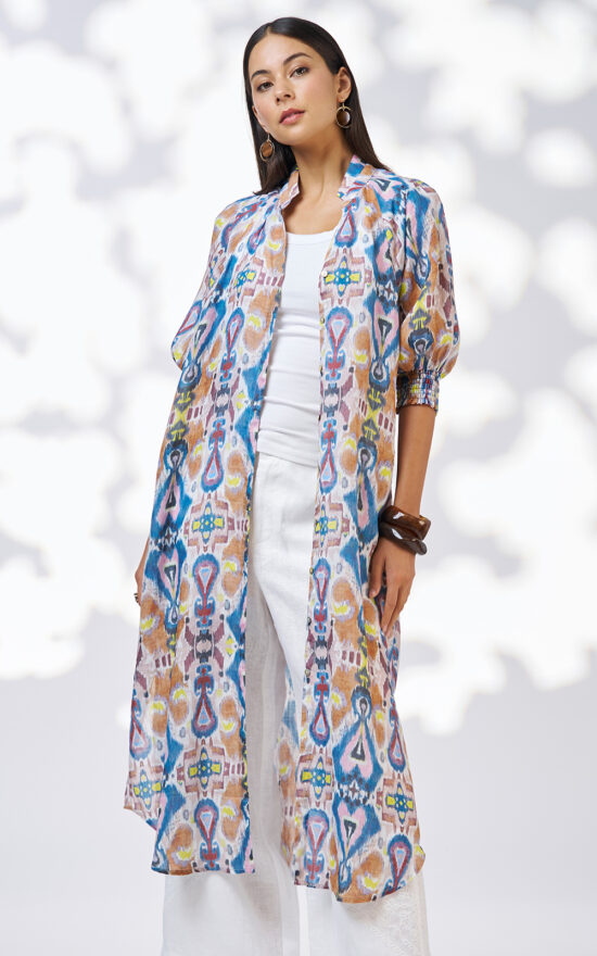 Tia Shirt Dress product photo.