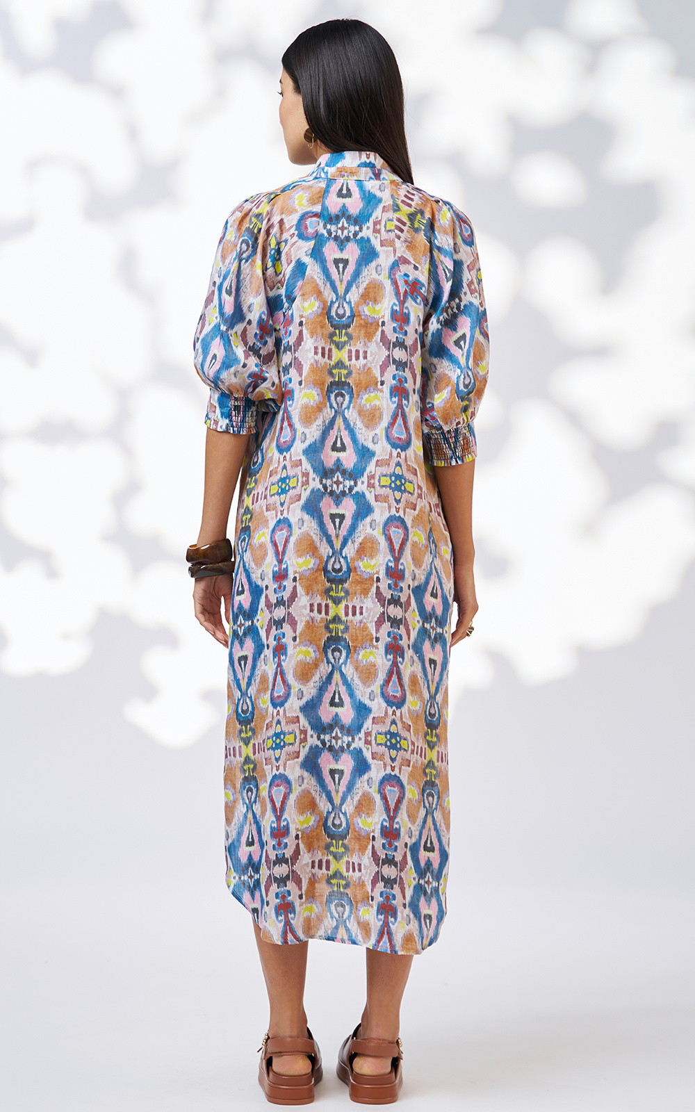Tia Shirt Dress product photo.