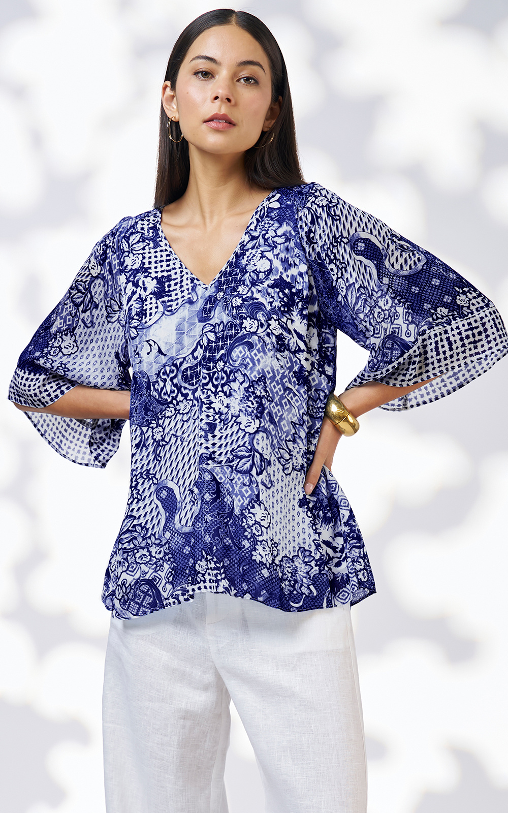 Isla Blouse product photo.
