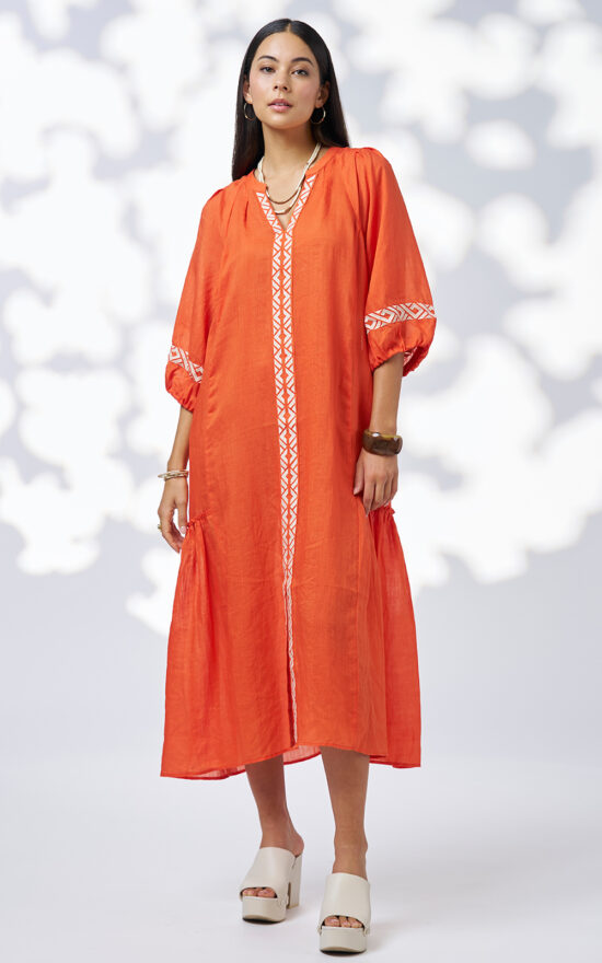 Maya Midi Dress product photo.
