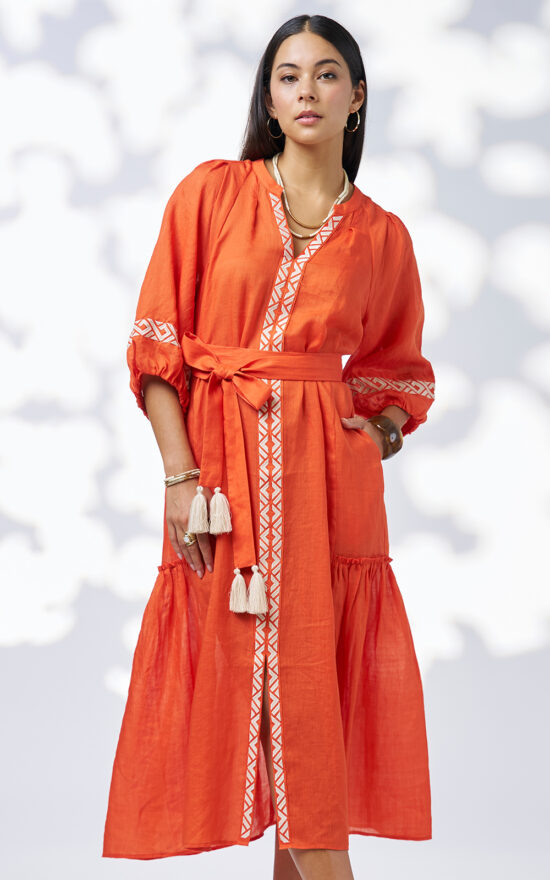 Maya Midi Dress product photo.