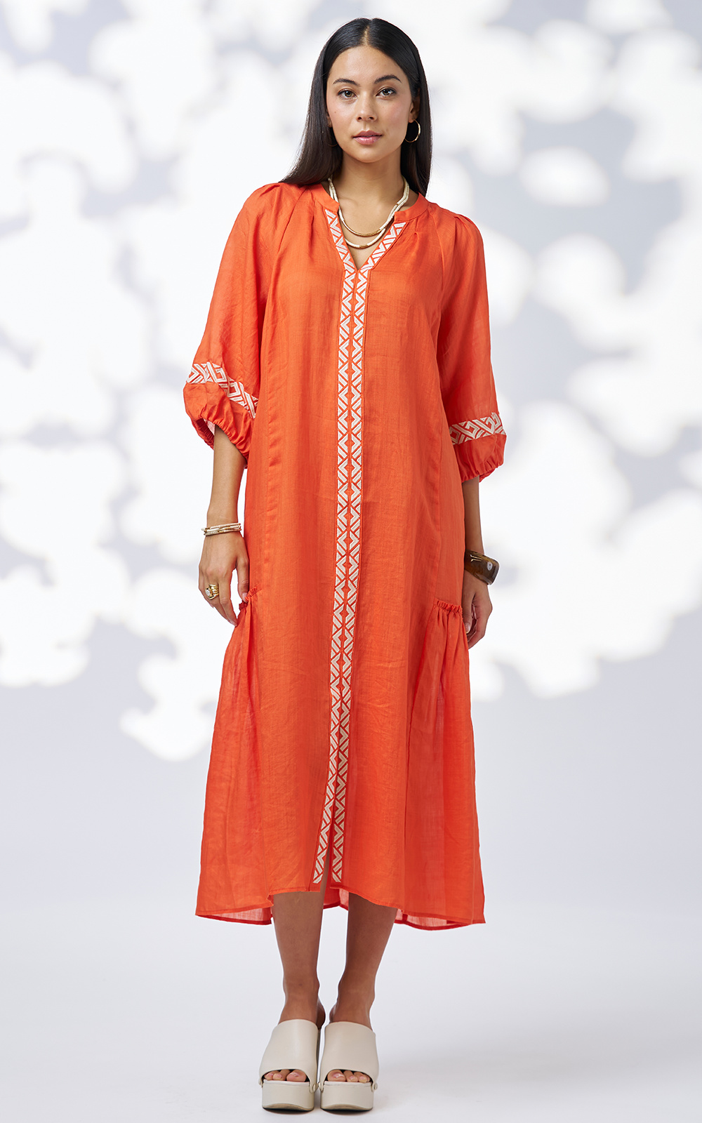 Maya Midi Dress product photo.