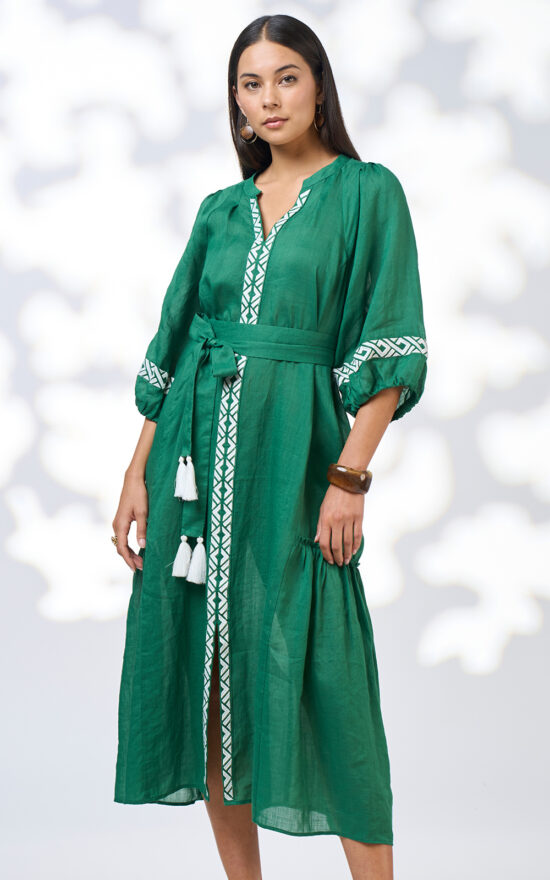 Maya Midi Dress product photo.