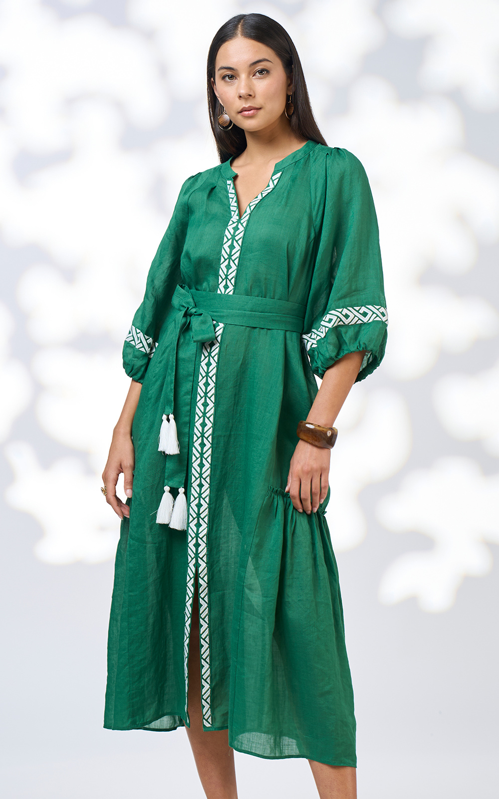 Maya Midi Dress product photo.