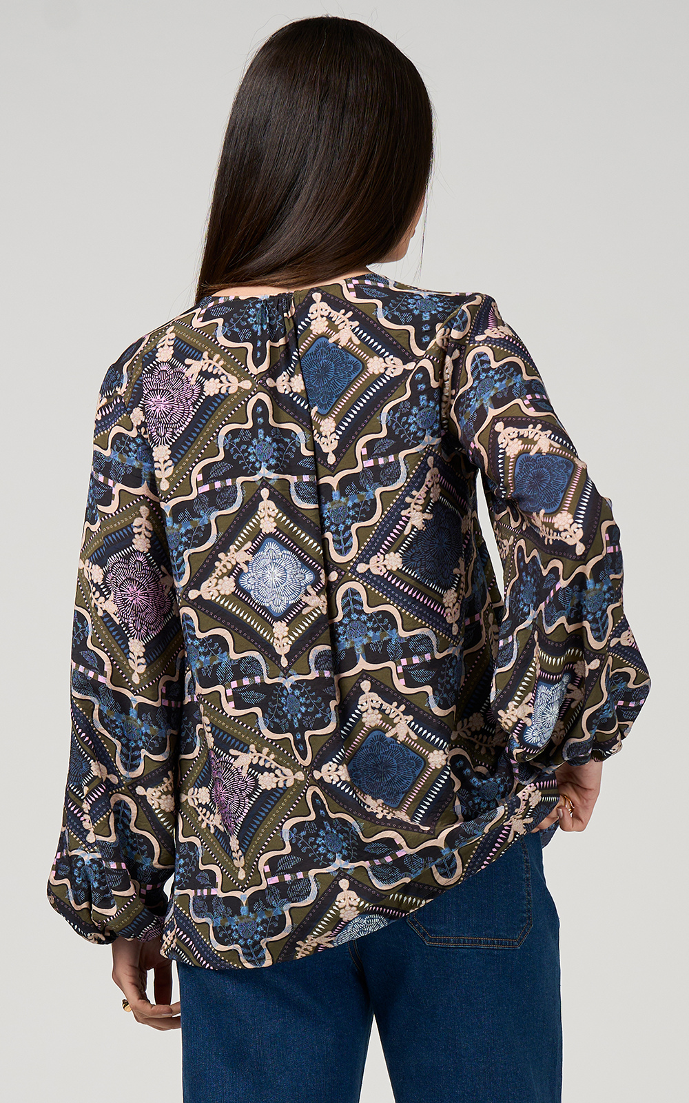 Regalia Blouse product photo.