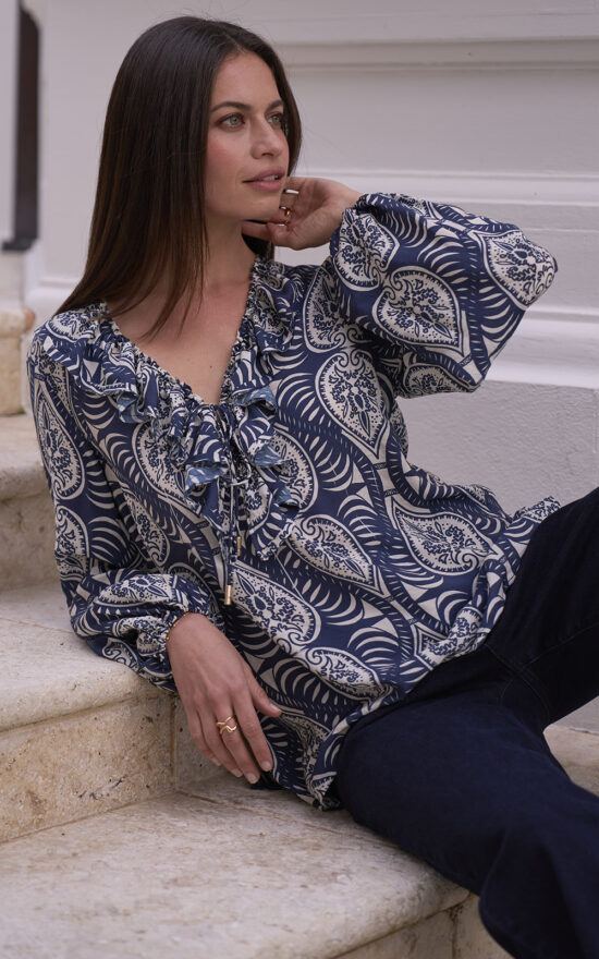 Opaline Blouse product photo.