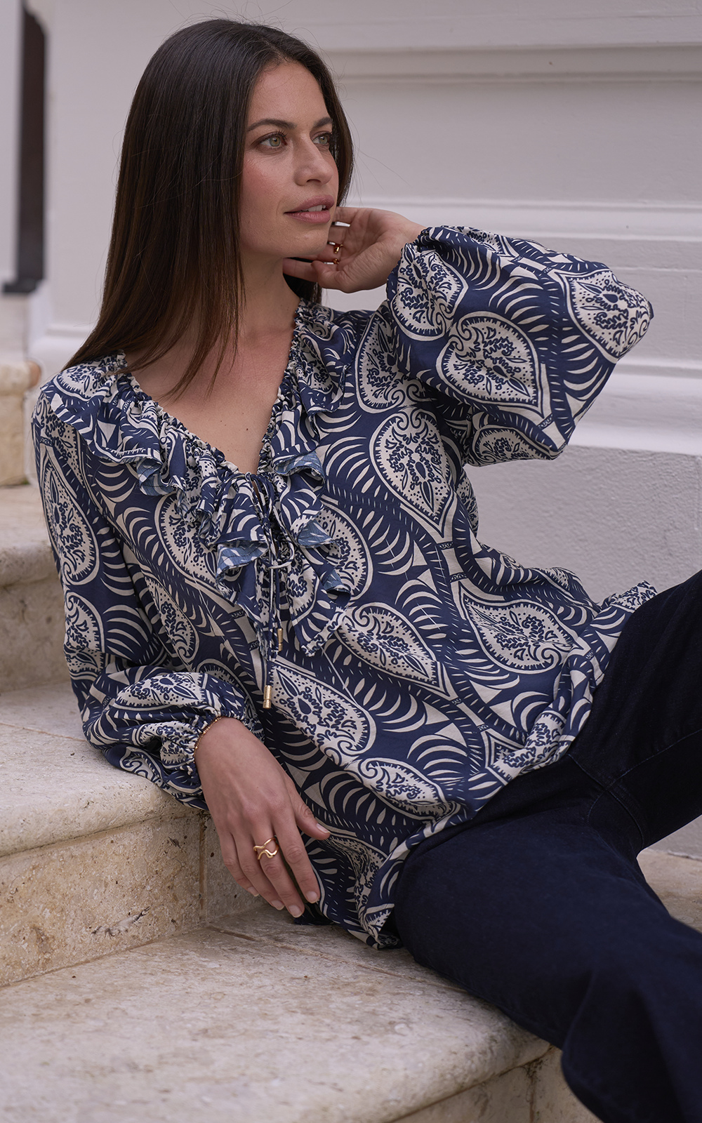 Opaline Blouse product photo.