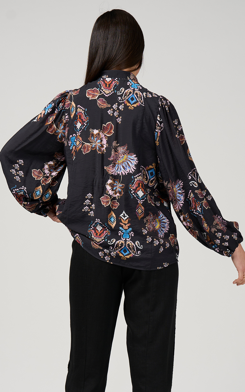 Gilded Lotus Blouse product photo.