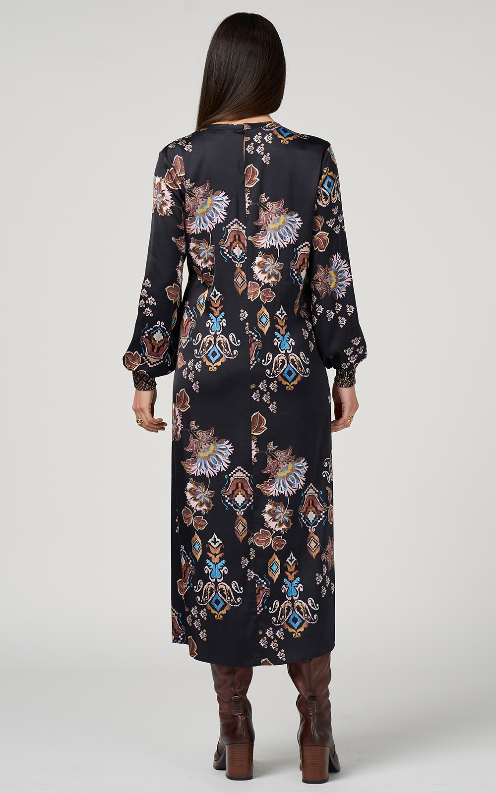 Gilded Lotus Dress product photo.