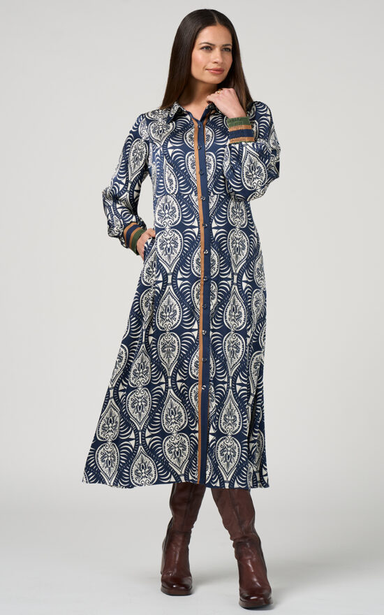 Opaline Shirt Dress product photo.