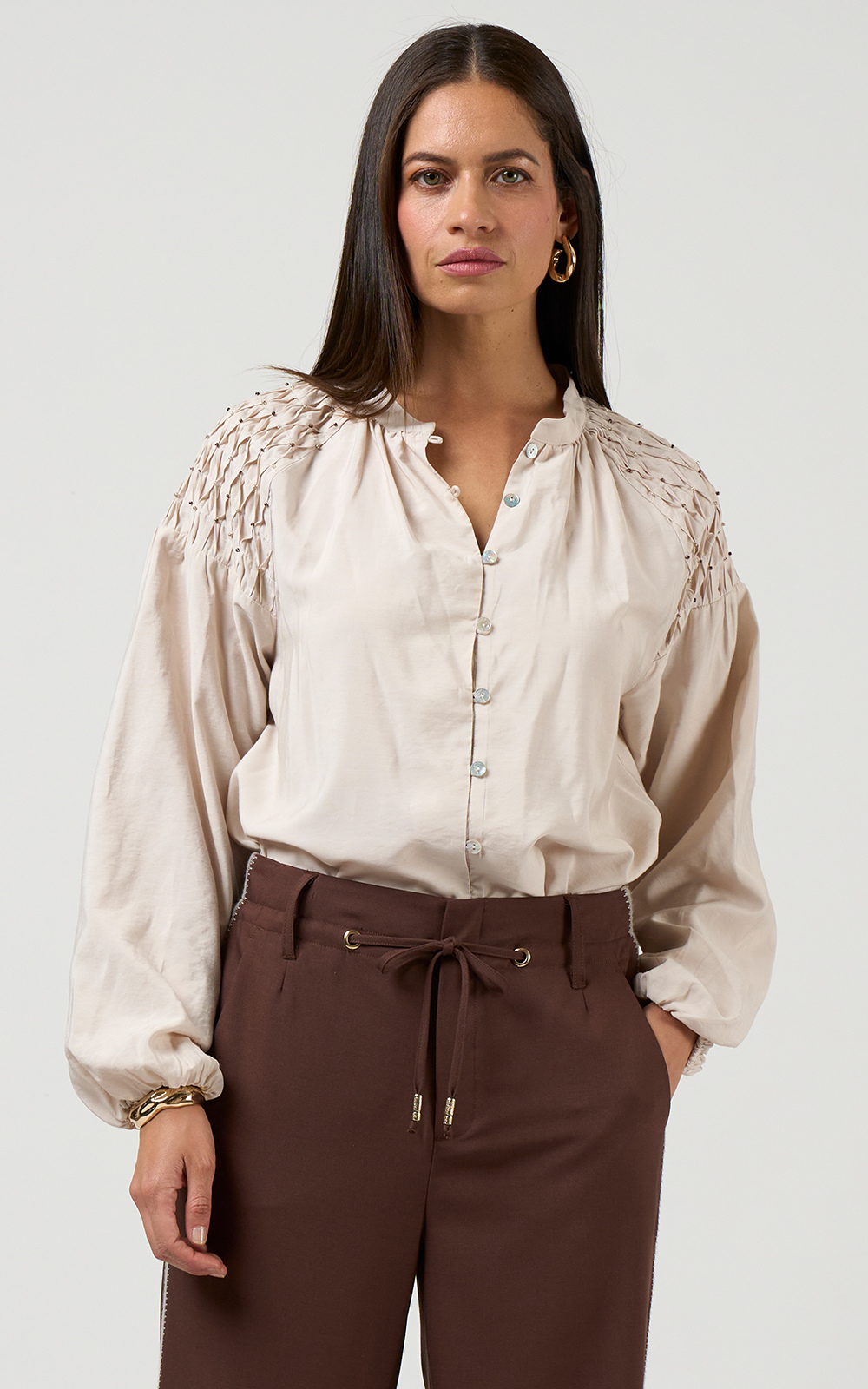 Bijou Blouse product photo.