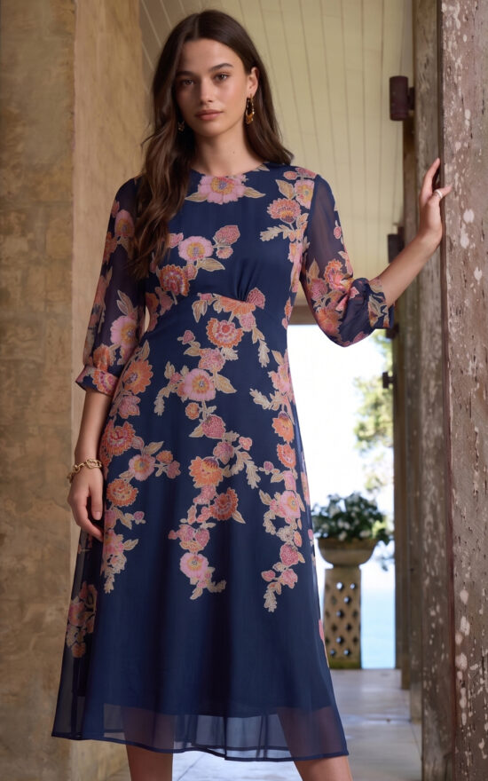 Mirissa Midi Dress product photo.
