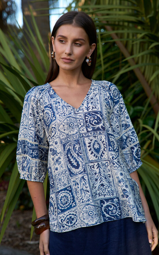 Taja Top product photo.