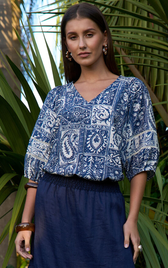 Taja Top product photo.
