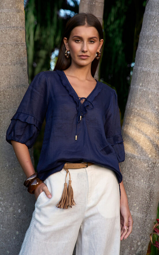 Waterlily Blouse product photo.