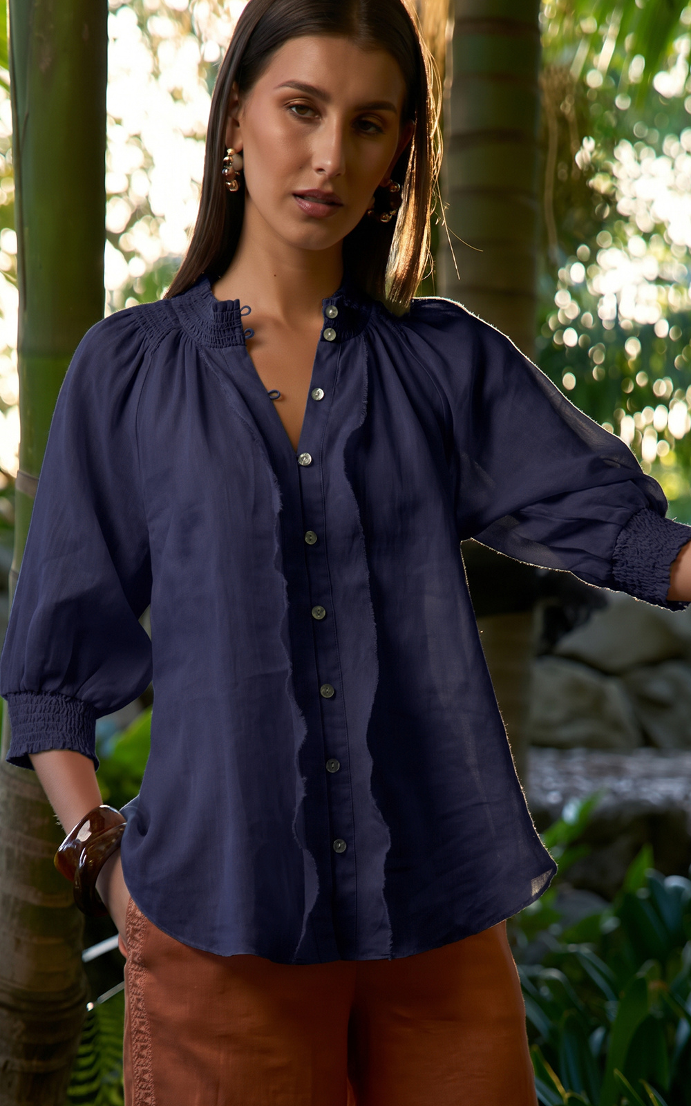 Waterlily Shirt product photo.