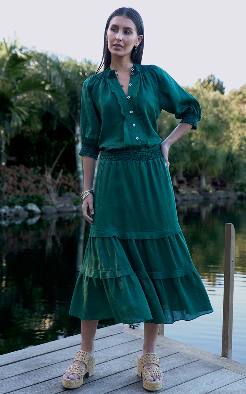 Waterlily Dress product photo.