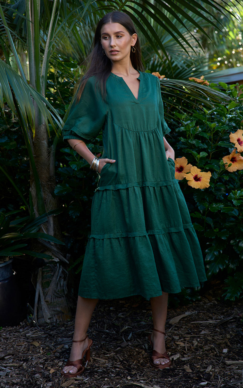 Waterlily Dress product photo.