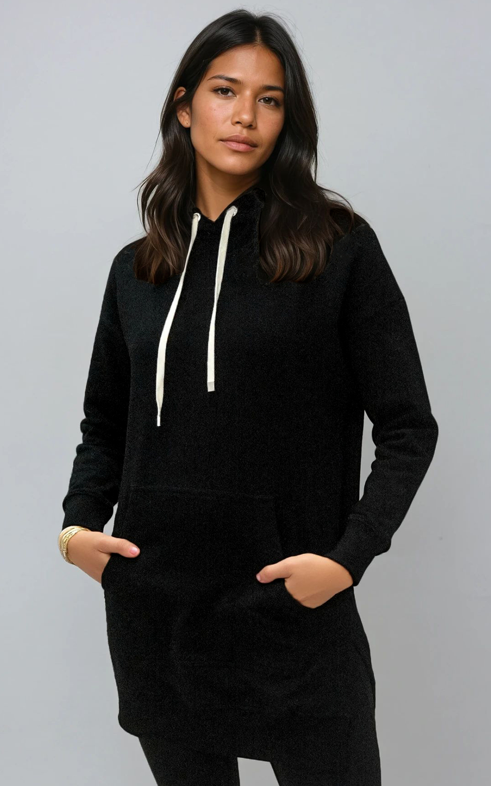 Cozy Up Longline Hoodie product photo.