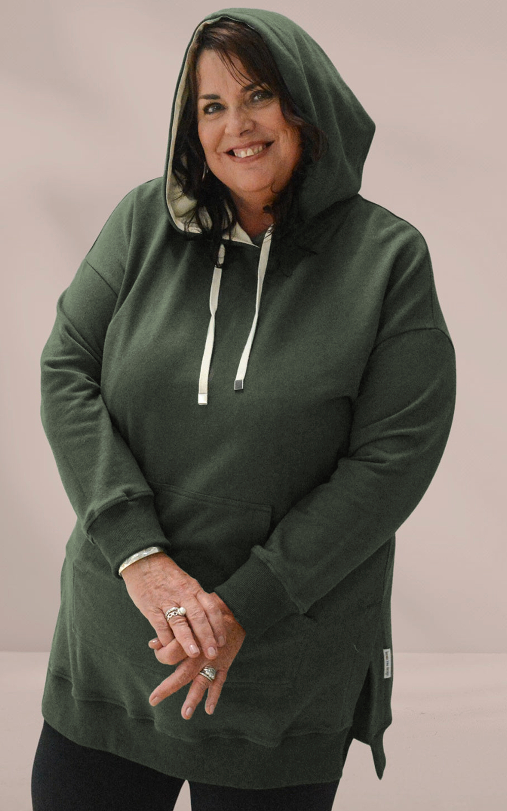Cozy Up Longline Hoodie product photo.