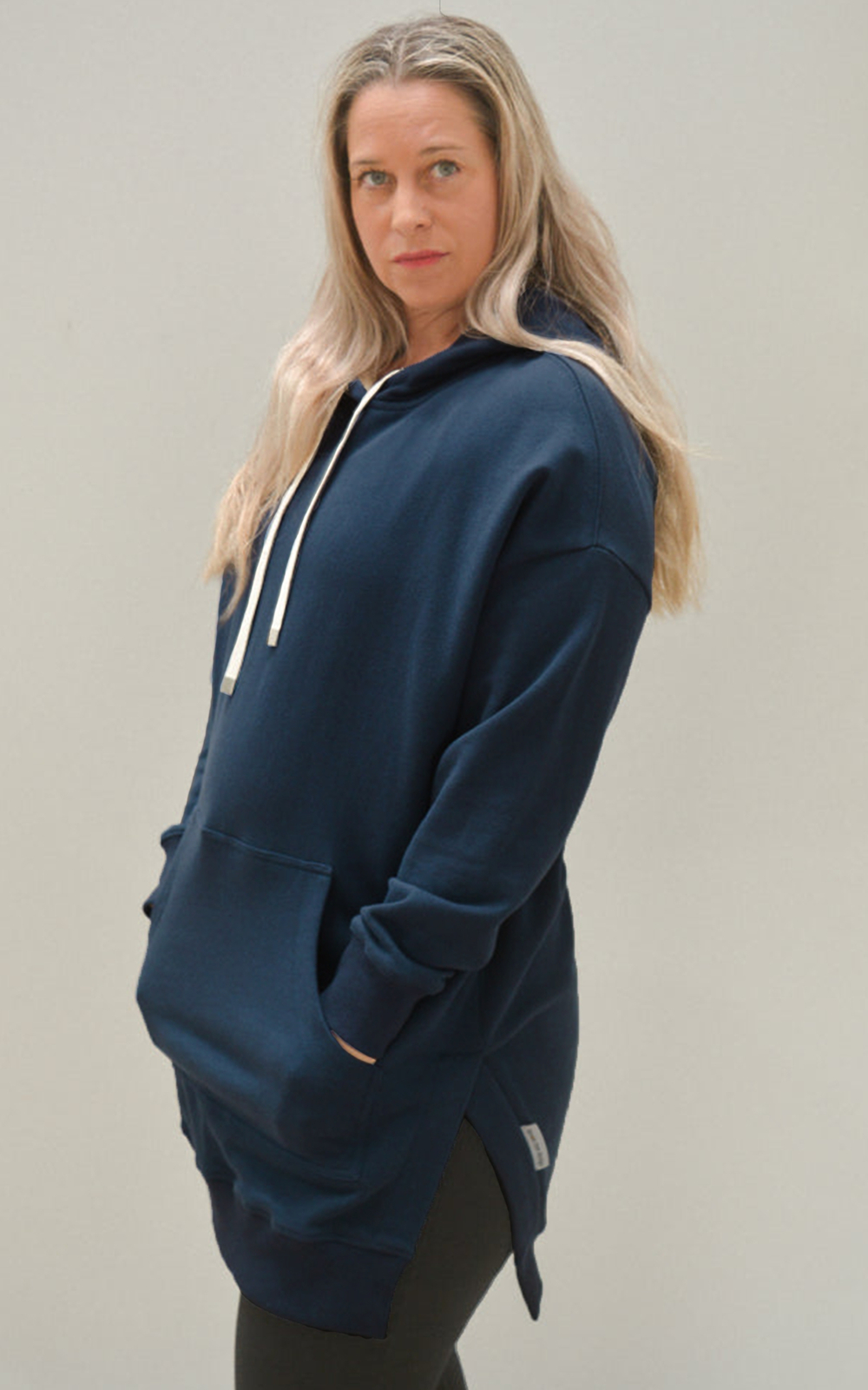 Cozy Up Longline Hoodie product photo.