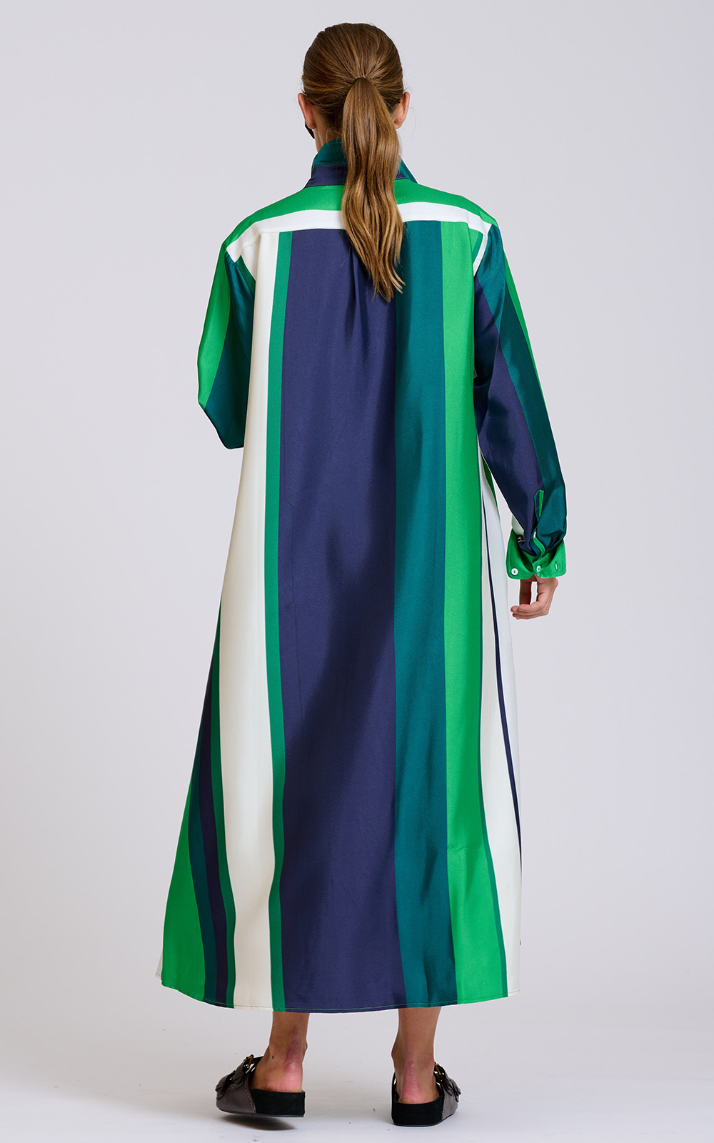 Luxe Luna Shirtdress product photo.