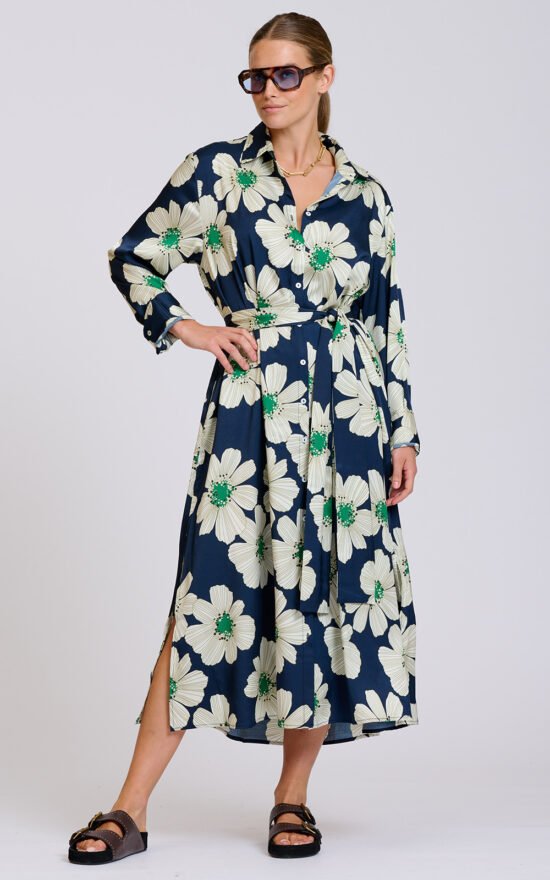 Luxe Luna Shirtdress product photo.