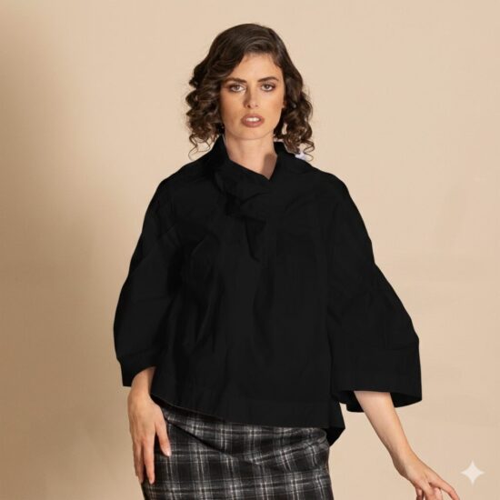 Suffragette Tuck Top product photo.