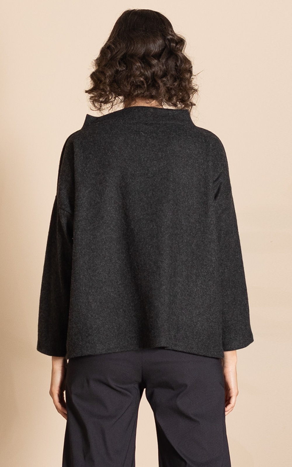 Burmese Rose Box Jumper product photo.