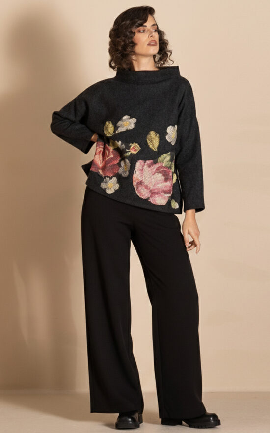 Burmese Tapestry Box Jumper product photo.