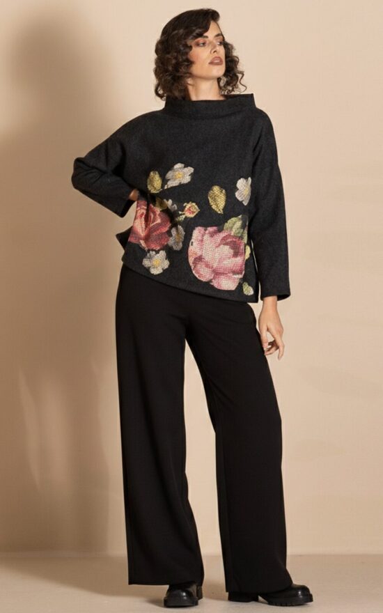 Burmese Tapestry Box Jumper product photo.