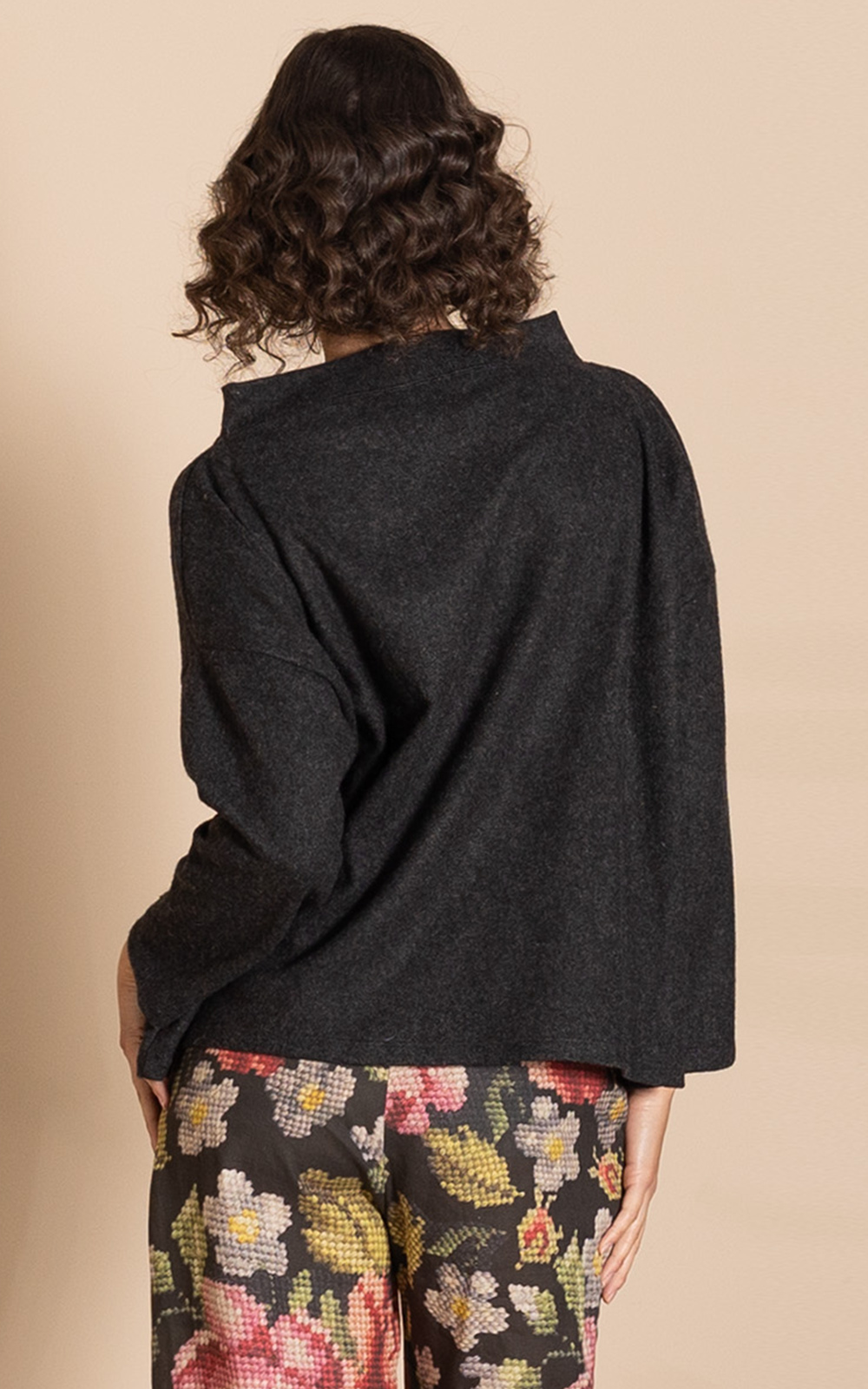 Burmese Tapestry Box Jumper product photo.