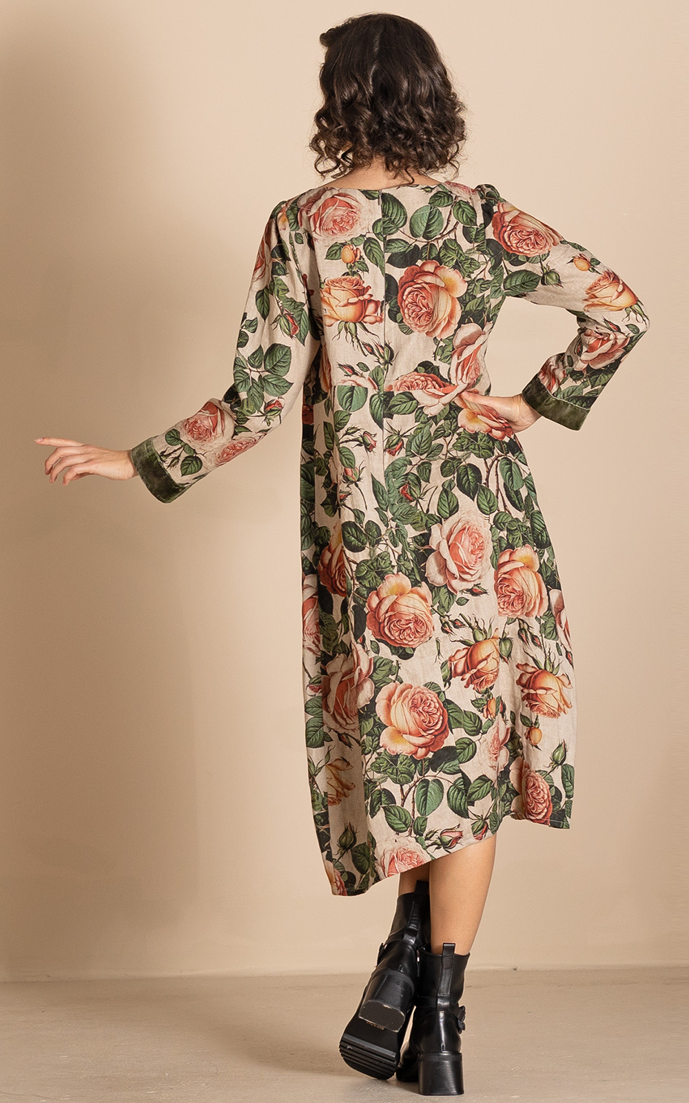 Village Roses Romance Dress product photo.