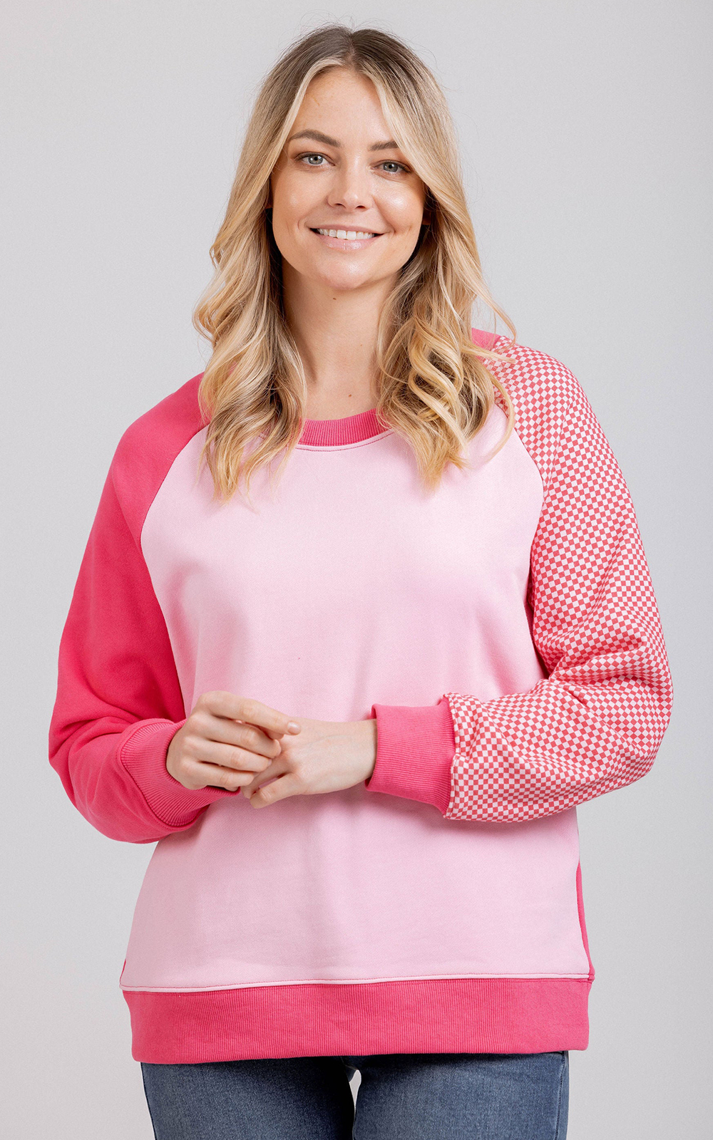 Maeve Sweat Check Me Out product photo.