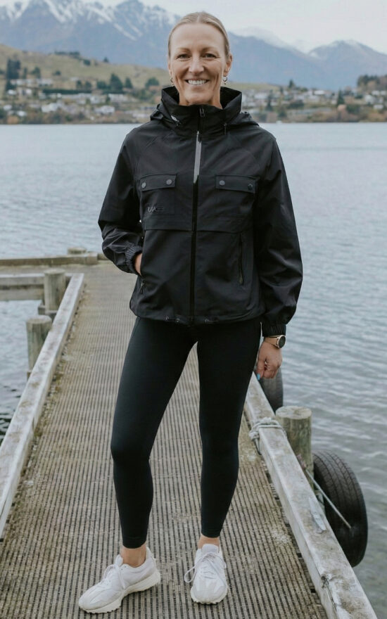 Maggie Rain Jacket product photo.