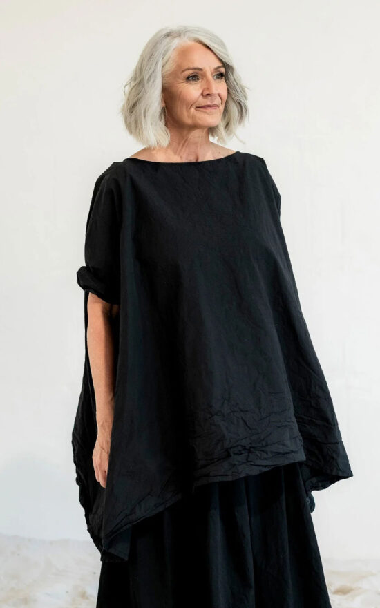 Manon Top Cotton Poplin product photo.