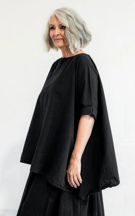 Manon Top Cotton Poplin product photo.