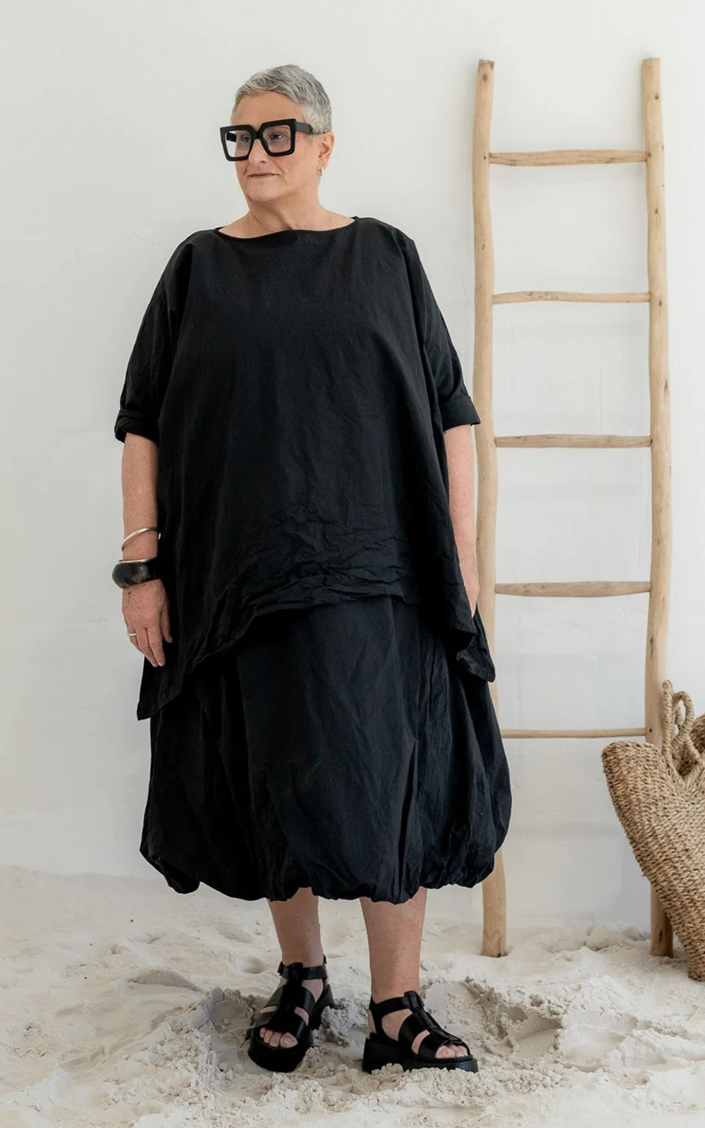 Manon Top Cotton Poplin product photo.